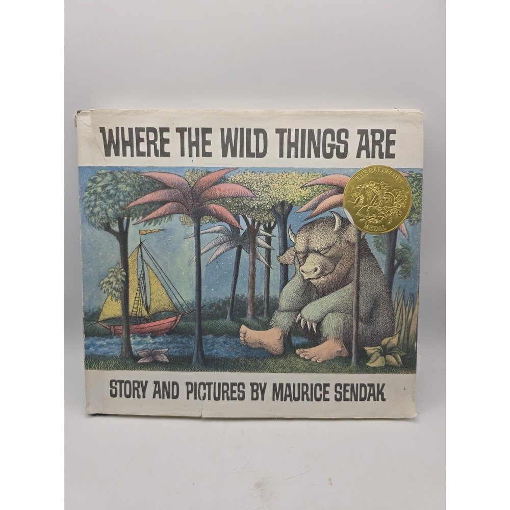 Where The Wild Things Are Maurice Sendak 1974 Edition Hardcover w/dust Jacket
